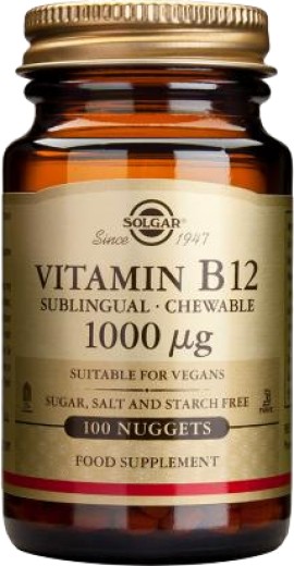 Solgar Vit B12 1000mg, 100Nuggets