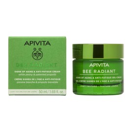 Apivita Bee Radiant Κρέμα-Gel Για Σημάδια Γήρανσης και Ξεκούραστη Όψη 50ml