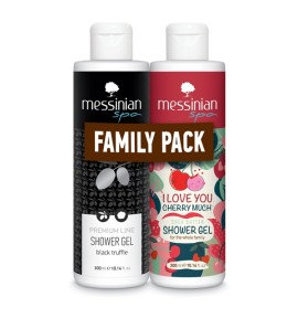 Messinian Spa Black Truffle Showergel 300ml + I Love You Cherry Showergel 300ml