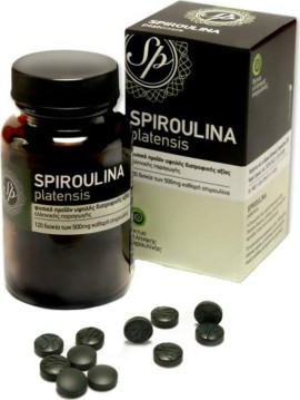 Spiroulina Platensis με Ιώδιο 500 mg 120 tabs