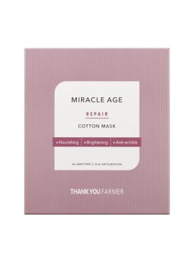 Thank You Farmer Miracle Age Repair Cotton Mask Υφασμάτινη Μάσκα Θρέψης Προσώπου 25ml