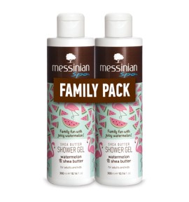 Messinian Spa Watermelon Showergel 300ml Family Pack 1+1