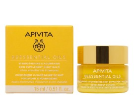 Apivita Beessential Oils Night Balm Προσώπου Νύχτας Συμπλήρωμα Ενδυνάμωσης & Θρέψης Της Επιδερμίδας 