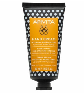 Apivita Hand Cream Κρέμα Χεριών Εντατικής Ενυδάτωσης με Υαλουρονικό Οξύ και Μέλι 50ml