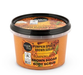 Organic Shop by Natura Siberica Pumpkin Spice Latte Brown Sugar Body Scrub, 250ml