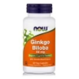 Now Foods Ginkgo Biloba 60 mg, 60 v.caps