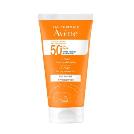 Avene Eau Thermale Cream Αντηλιακή Κρέμα Προσώπου για Ξηρό και Ευαίσθητο Δέρμα SPF 50+  50ml
