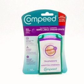 Compeed Invisible Επιθέματα για την Αντιμετώπιση του Επιχείλιου Έρπητα, 15 τμχ