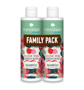 Messinian Spa I Love you Cherry Much Shampoo Family Pack 300ml 1+1