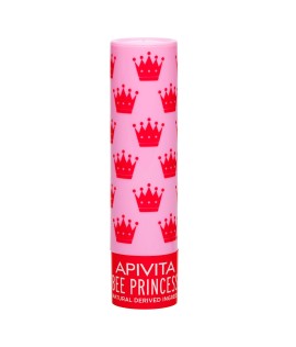 Apivita Lip Care Bee Princess Bio-Eco Balm Χειλιών Με Βερίκοκο & Μέλι , 4.4 Gr