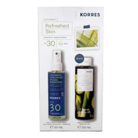 Korres Refreshed Skin Cucumber Hyaluronic Σετ με Αντηλιακό Spray