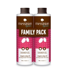 Messinian Spa Pomegranate Showergel 300ml Family Pack 1+1