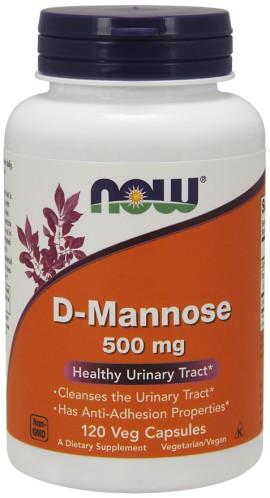 Now Foods D Mannose 500mg , 120 κάψουλες