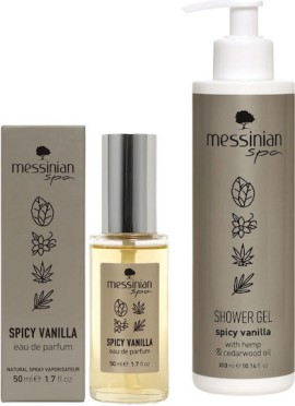 Messinian Spa Set Eau de Parfum Spicy Vanilla 50ml & Shower Gel Spicy Vanilla 300 ml
