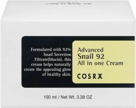 Cosrx Advanced Snail 92 All in one cream, Επανορθωτική και ενυδατική κρέμα με σαλιγκάρι 100gr