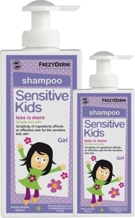 Frezyderm Promo Sensitive Kids Shampoo For Girls 200ml & 100ml Δώρο