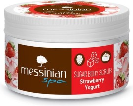 Messinian Spa Sugar Body Scrub Strawberry Yogurt, 250ml
