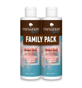Messinian Spa Creamy Cloud Showergel 300ml Family Pack 1+1