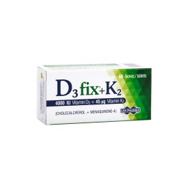 Uni-Pharma D3 Fix 4000iu + K2 45mg, 60 κάψουλες