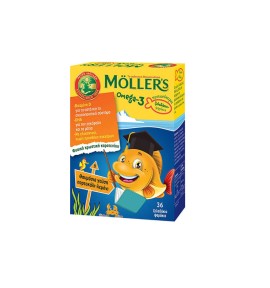 Natures Plus Mollers χ 36 Ζελεδάκια Πορτοκάλι Λεμόνι