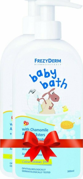 Frezyderm Baby Bath με Χαμομήλι 300ml με Αντλία & Δώρο 300ml