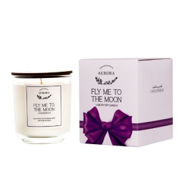 Aurora Natural Products Fly Me To The Moon Gingerbread Soy Candle 200gr