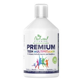 Natural Vitamins Premium Teen Multivitamin Γεύση Πορτοκάλι 500ml