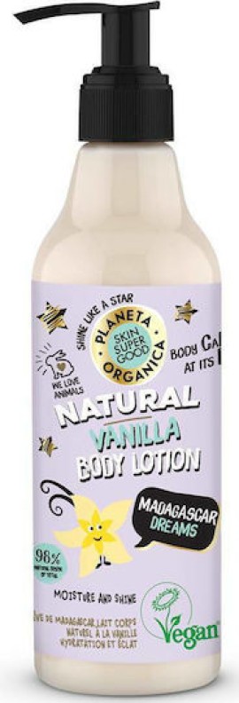 Natura Siberica Planeta Organica Skin Super Good Vanilla Ενυδατική Lotion με Άρωμα Βανίλια 250ml