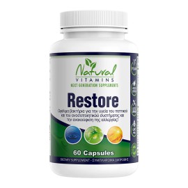 Natural Vitamins Restore, 60 Caps