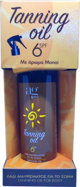 Ag Pharm Tanning Oil Λάδι Μαυρίσματος Για Το Σώμα SPF6 Με Άρωμα Monoi 150ml