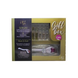 Ag Pharm Gift Box Αντιγήρανση Mastic Serum 3x2ml & Snail Serum 2x2ml & Derma Roller 0.25mm