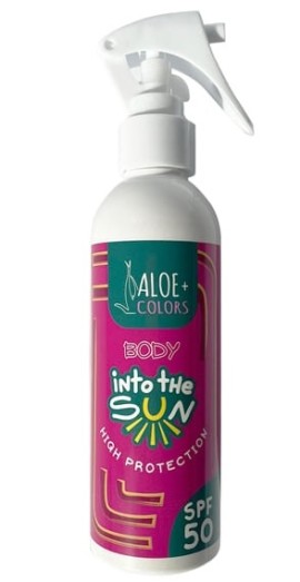 Aloe+ Colors Into the Sun High Protection Body Sunscreen SPF50 Αντηλιακή Κρέμα Σώματος σε Σπρέι, 180