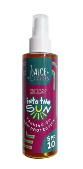 Aloe+ Colors Into the Sun Tanning Oil SPF10 Αντηλιακό Λάδι Μαυρίσματος, 150ml
