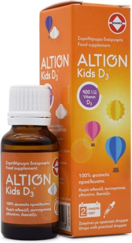 Altion Kids D3 Drops 400iu 20ml