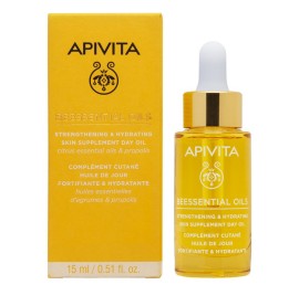 Apivita Beessential Day Oil Έλαιο Προσώπου Ημέρας Συμπλήρωμα Ενδυνάμωσης και Ενυδάτωσης, 15 ml