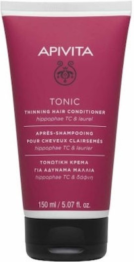 Apivita Tonic Conditioner Τονωτική Κρέμα για Αδύναμα Μαλλιά με Hippophae TC & Δάφνη, 150ml