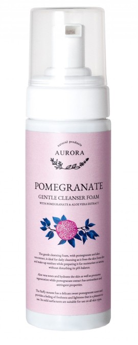 Aurora Natural Pomegranate Gentle Cleanser Foam 150ml