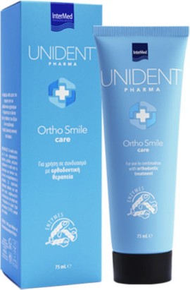 Intermed Unident Pharma Ortho Smile Care Oδοντόπαστα σε Συνδυασμό με την Ορθοδοντική Θεραπεία, 75ml