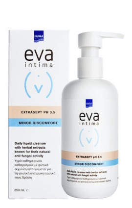 Intermed Eva Intima Extrasept Minor Discomfort pH 3.5 Υγρό Καθαρισμού με Χαμομήλι και Αλόη 250ml