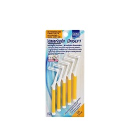 Intermed Chlorhexil Interdental Brushes Μεσοδόντια Βουρτσάκια Κίτρινο 0,7 mm , 5 τμχ