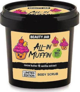Beauty Jar All-in Muffin Scrub Σώματος 160g