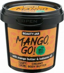 Beauty Jar MANGO, GO! Κρεμώδες βούτυρο σώματος, 135gr