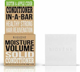 Biovene Solid Conditioner In-A-Bar Biotin & Apple Cider Moisture Volume, 40g