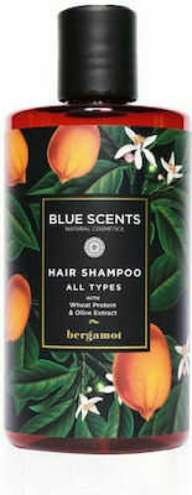 Blue Scents Bergamot Hair Shampoo All Types 300ml