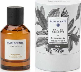 Blue Scents Eau De Toilette Bergamot & Amberwood 100ml