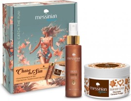 Messinian Spa Chase the Sun Bronze Shimmering Oil 100ml + Body Scrub Chocolate Caramel 250ml