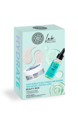 Natura Siberica Biome Beauty Box Hyaluronic Eye Patches 60pcs & Face Serum 30ml 