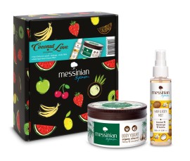 Messinian Spa Box Coconut Love Hair & Body Mist Coconut-Heliotrope-Vanilla 100ml & Body Yogurt Hemp 