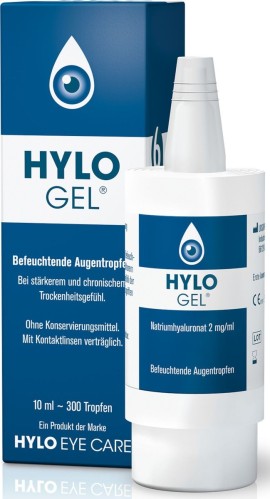 Hylo Gel Λιπαντικές Οφθαλμικές Σταγόνες, 10ml