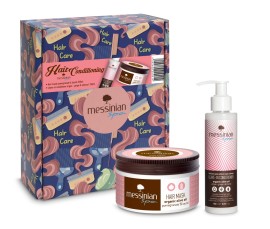 Messinian Spa Box Hair Conditioning Hair Mask Pomegranate & Laure 250ml & Leave-In Conditionre Argan